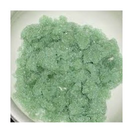 Cristal de sulfato de hierro (II) heptahidratado